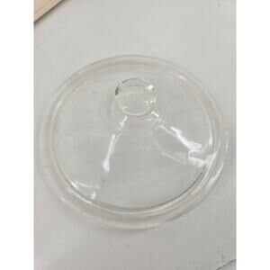 Vintage Clear Glass Lid #405 – Replacement Round 6” Cookware Cover